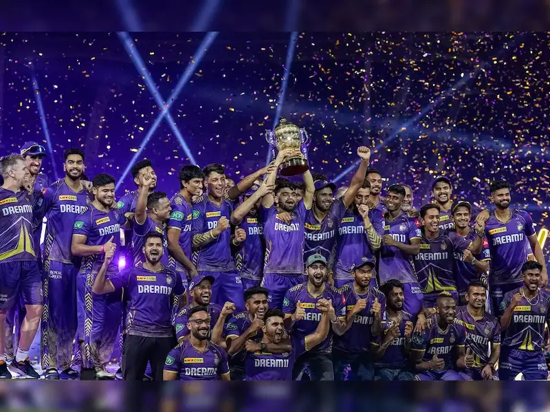 KKR champions for 3rd time