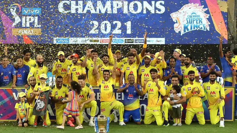 2021 IPL Champion Chennai Super Kings