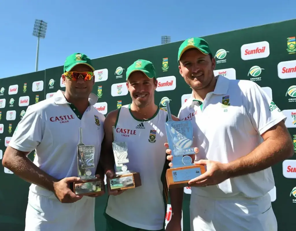  Jacques Kallis, AB de Villiers, Graeme Smith