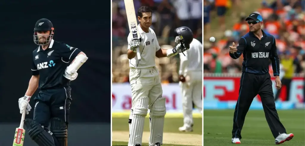 Kane Williamson, Ross Taylor, Brendon McCullum