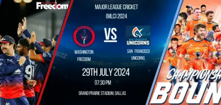 Washington Freedom vs San Francisco Unicorns Final Match MLC 2024,