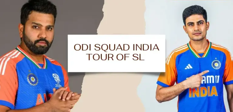India vs Sri Lanka 2024 ODI Series Squad Player