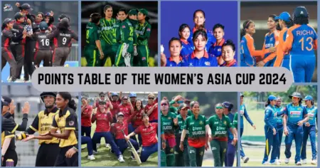 Women Asia cup Points Table