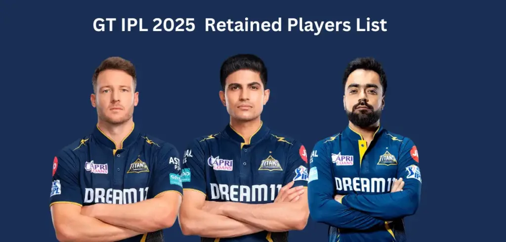 GT IPL 2025 – Retained & Released Players List