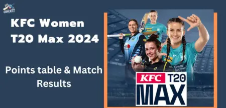 KFC Women T20 Max 2024 Points table