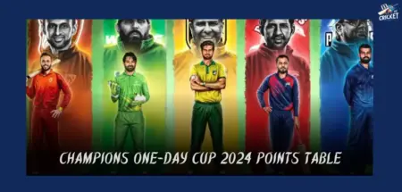 Champions One-Day Cup 2024 Points Table