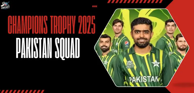 Champions Trophy 2025: Pakistan Squad, Schedule, and Group Details