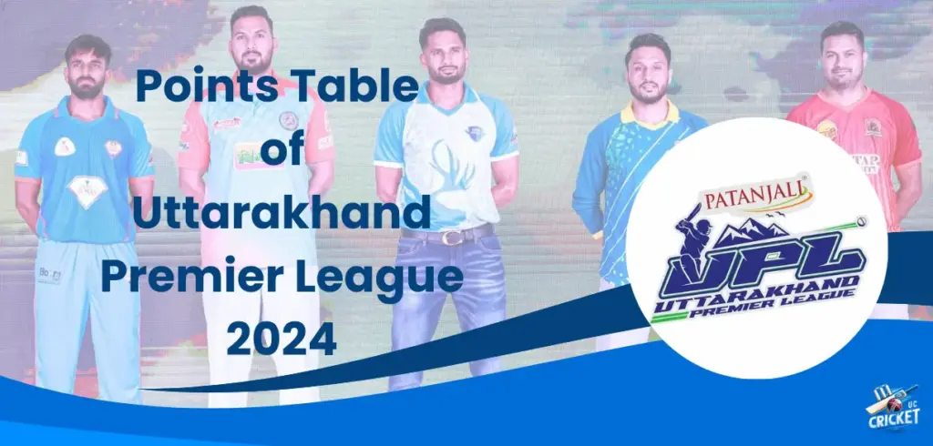 Uttarakhand Premier League 2024 Points Table