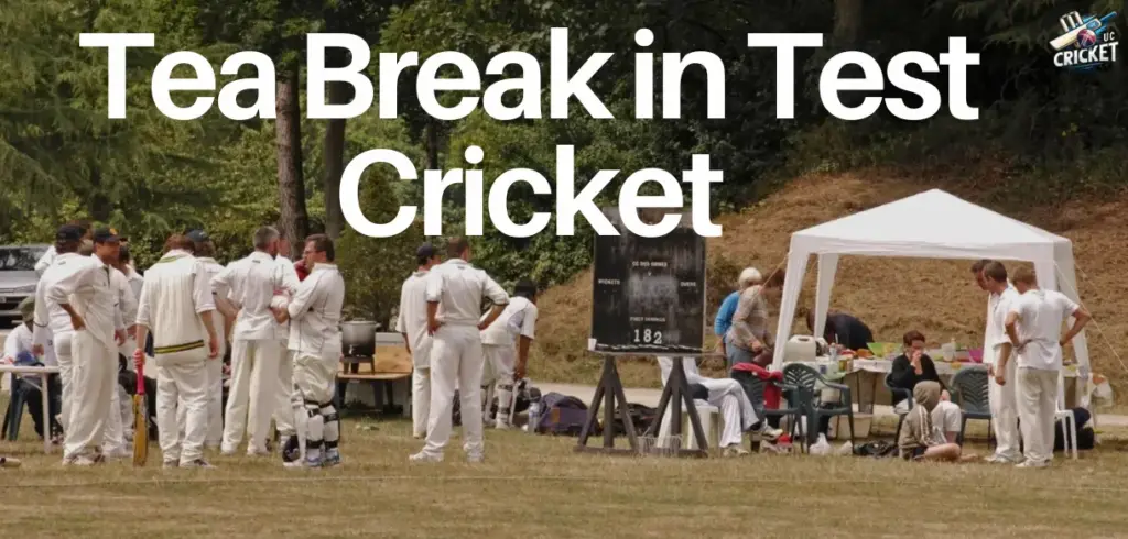 Tea Break in Test Cricket