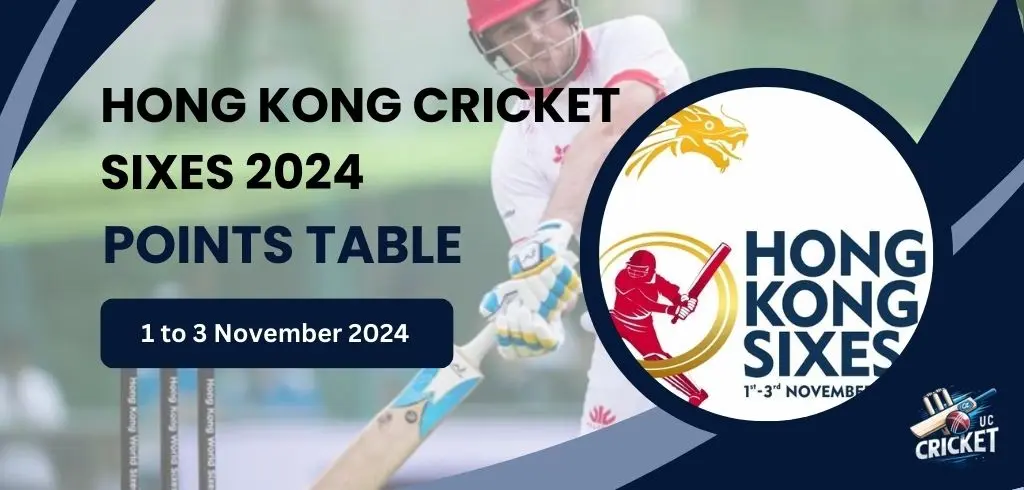 Hong Kong Cricket Sixes Points Table