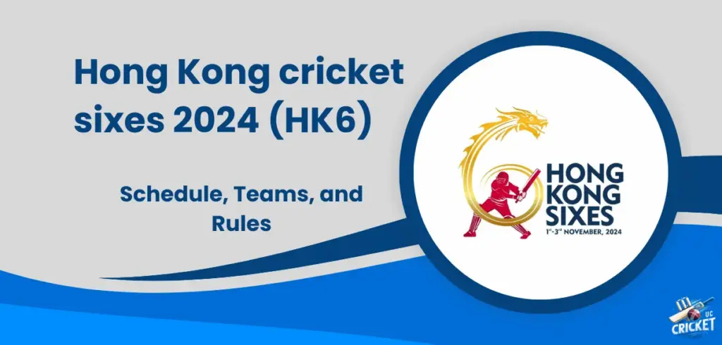 Hong Kong cricket sixes 2024 (HK6)