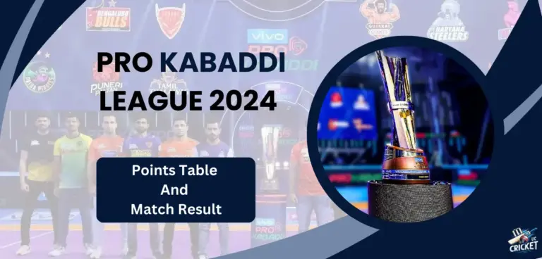 Pro Kabaddi League 2024 Points Table