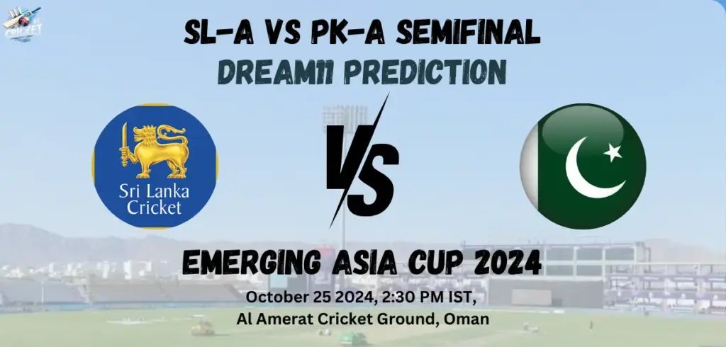 SL-A vs PK-A Dream11 Prediction