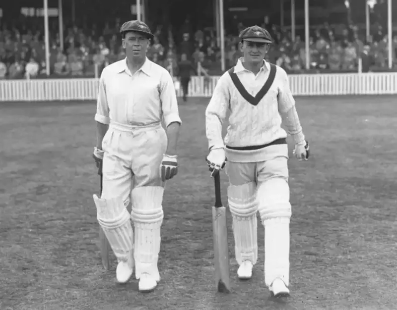 Bill Ponsford & Don Bradman
