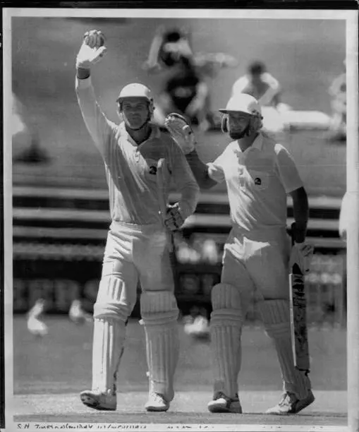 Andrew Jones & Martin Crowe