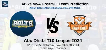 AB vs MSA Dream11 Team Prediction