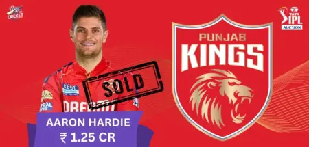 Aaron Hardie IPL 2025 Price