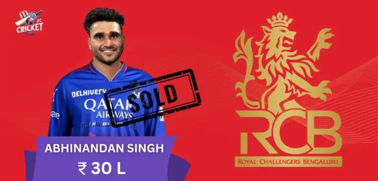 Abhinandan Singh IPL 2025 Price