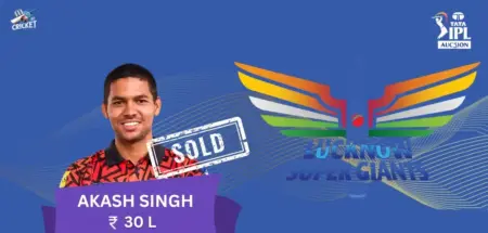 Akash Singh IPL 2025 Price