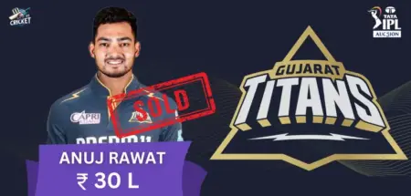 Anuj Rawat IPL 2025 Price