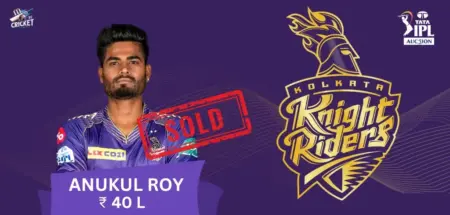 Anukul Roy IPL 2025 Price