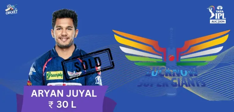 Aryan Juyal IPL 2025 Price