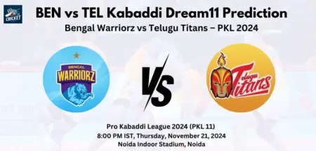 BEN vs TEL Kabaddi Dream11 Prediction