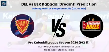 DEL vs BLR Dream11 Prediction