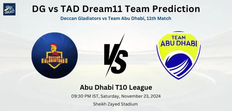 DG vs TAD Dream11 Team Prediction