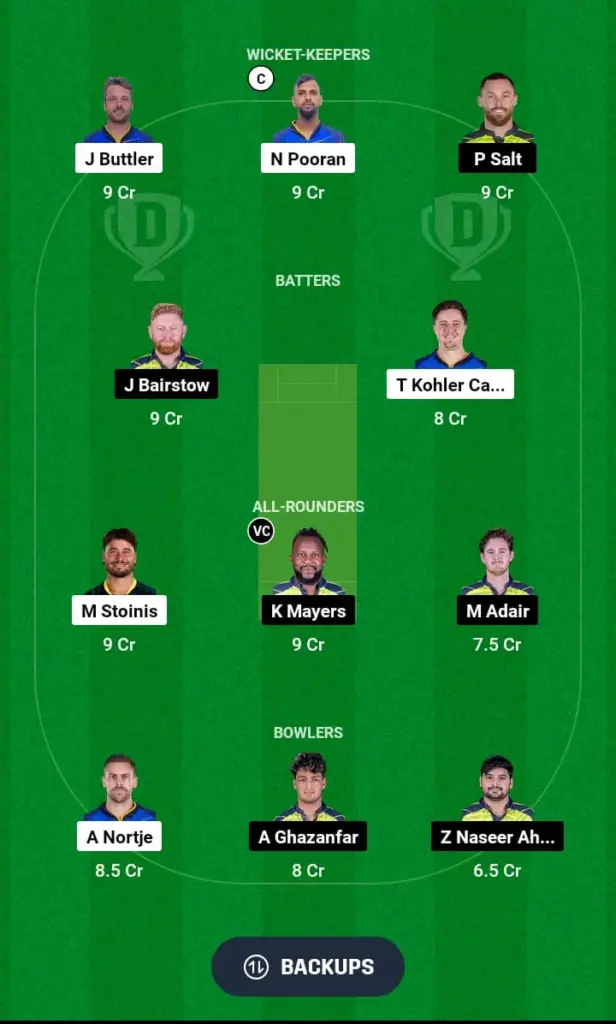 DG vs TAD Grand League Team