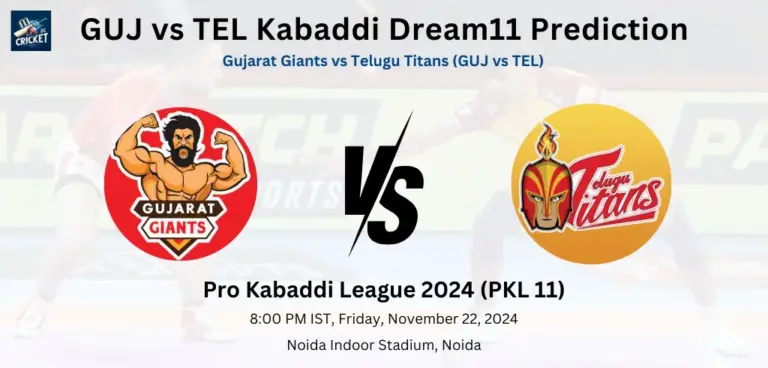 GUJ vs TEL Dream11 Prediction