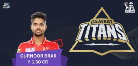 Gurnoor Brar IPL 2025 Price