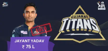 Jayant Yadav IPL 2025 Price