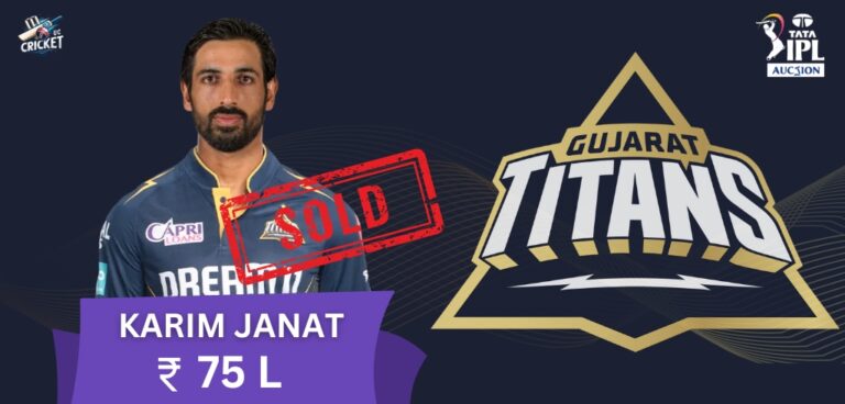 Karim Janat IPL 2025 Price