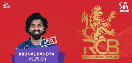 Krunal Pandya IPL 2025 Price