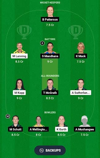 MS-W vs AS-W Grand League Team