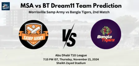 MSA vs BT Dream11 Team Prediction