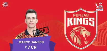 Marco Jansen IPL 2025 Team