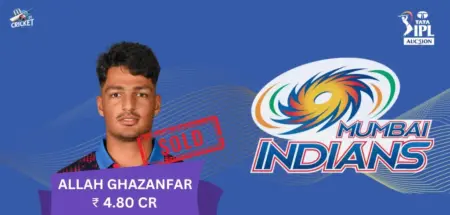 Allah Mohammad Ghazanfar IPL Price