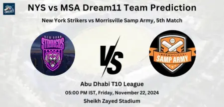 NYS vs MSA Dream11 Team Prediction