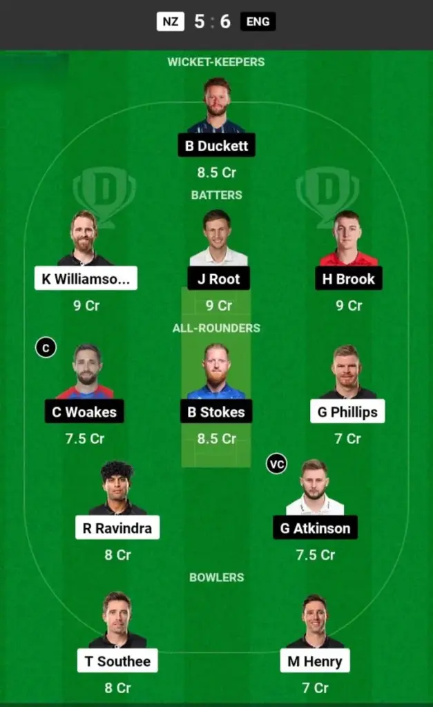 NZ vs ENG Small League Team