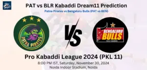 PAT vs BLR Dream11 Prediction