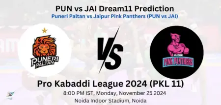 PUN vs JAI Dream11 Prediction