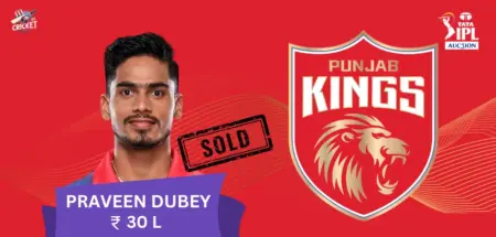 Pravin Dubey IPL 2025 Price