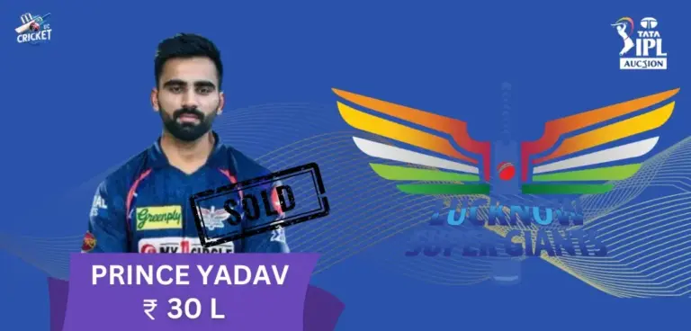Prince Yadav IPL 2025 Price