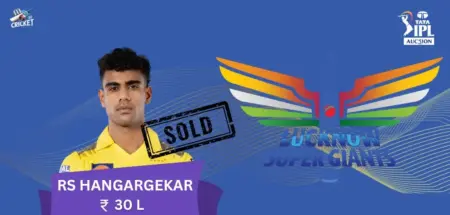 Rajvardhan Hangargekar IPL 2025 Price