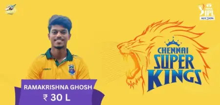 Ramakrishna Ghosh IPL 2025 Price