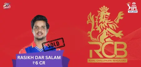 Rasikh Dar IPL 2025 Price