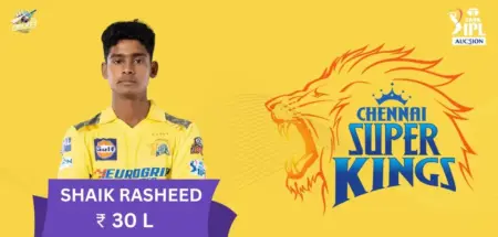 SHAIK RASHEED IPL 2025 Price