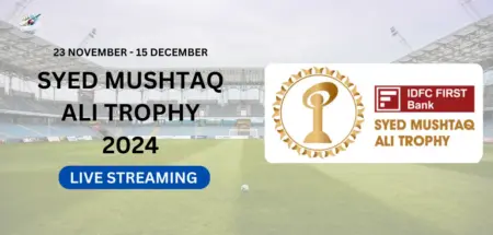 Syed Mushtaq Ali Trophy 2024 Live Streaming